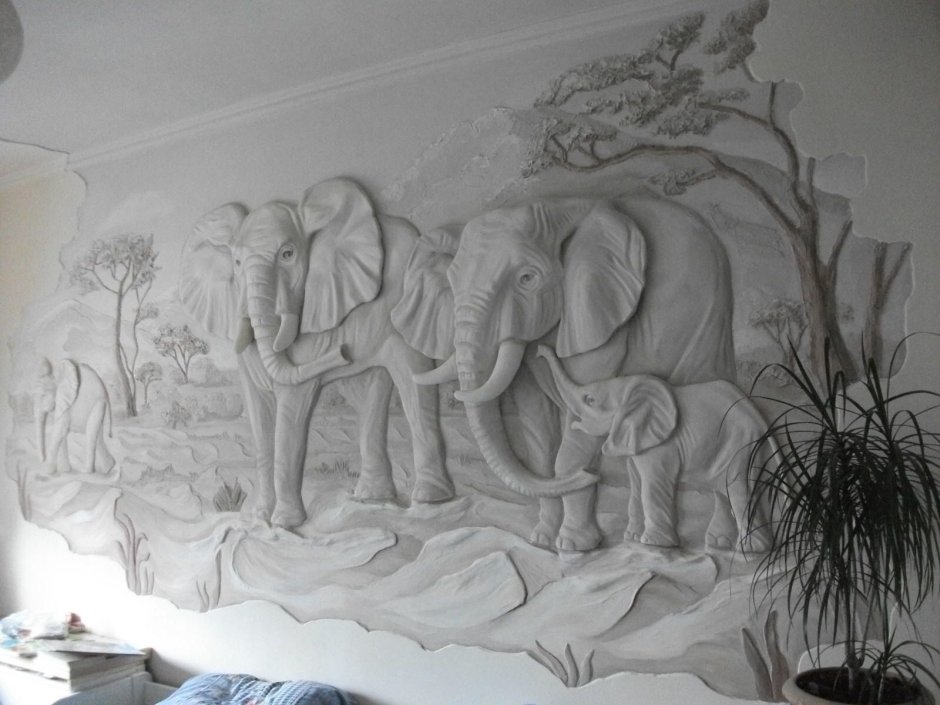 Барельефы из гипса
