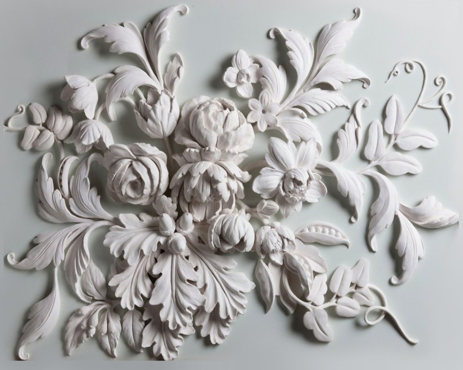 Акант лепнина барельеф