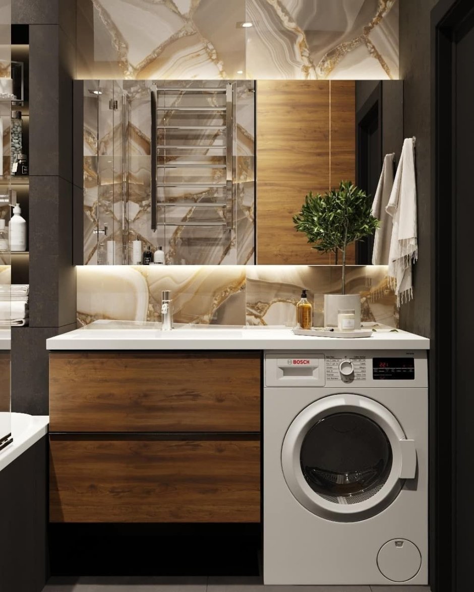 Ванная со стиральной машиной