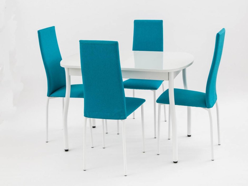 Комплект обеденной мебели степ k-05 Наоми/хром (стол, 4 стула)