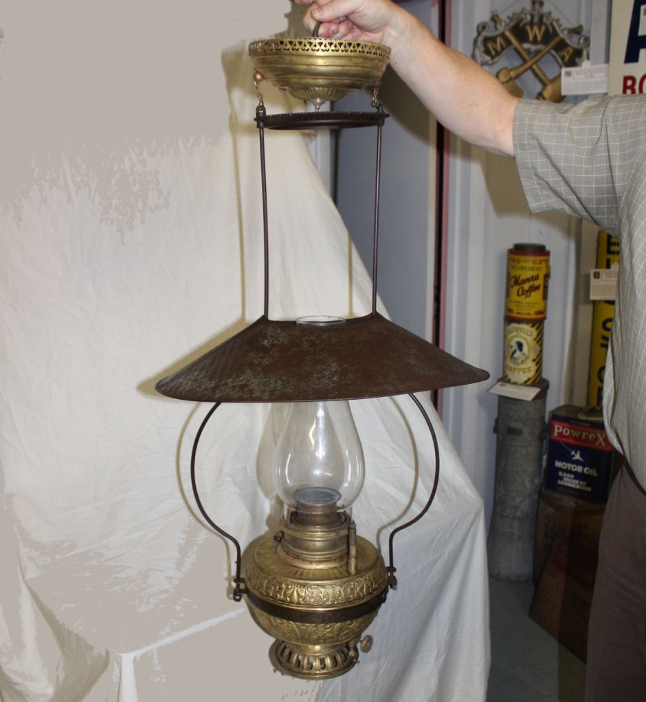 Светильник из керосиновой лампы под старину