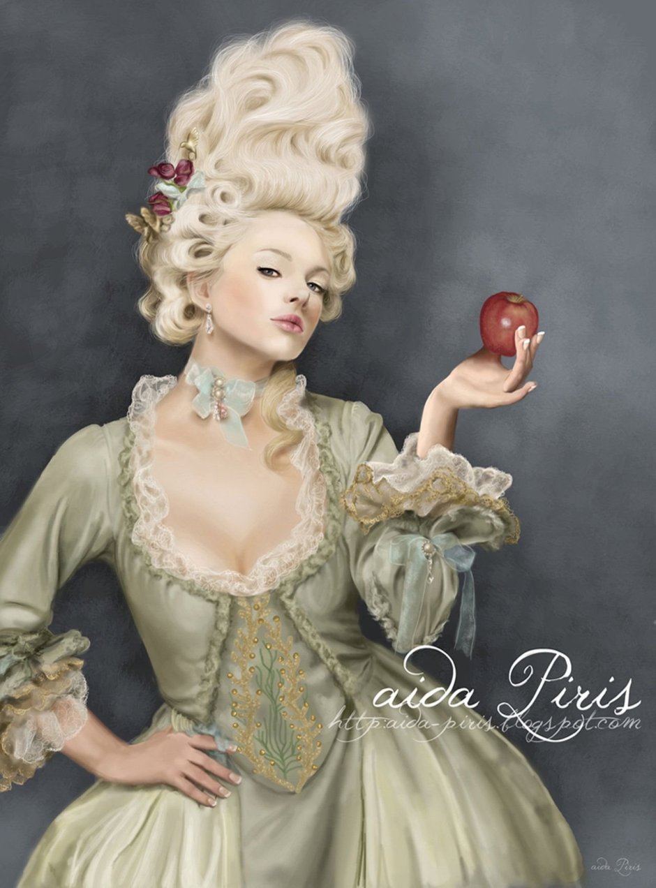 Мария-Антуанетта прически рококо