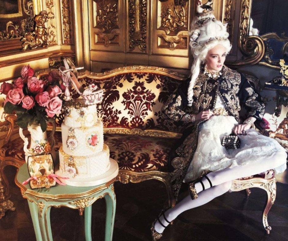 Мария Антуанетта фотосессия Vogue