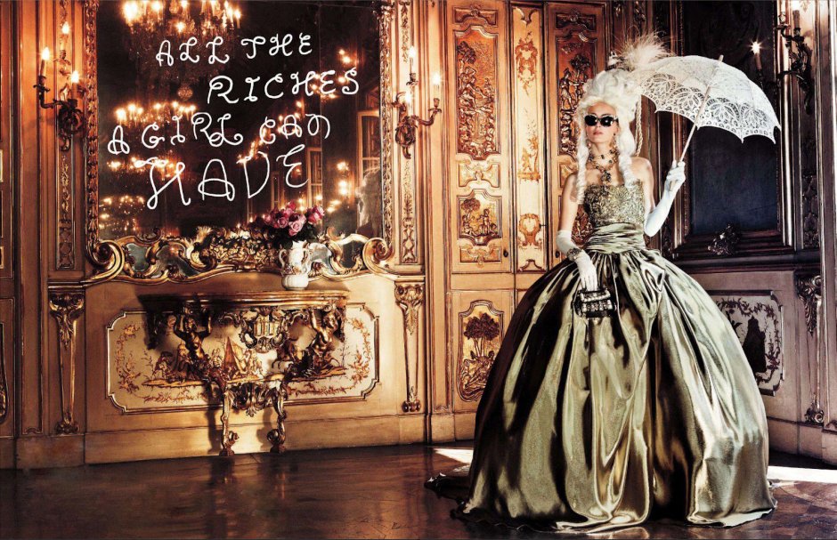 Мария Антуанетта фотосессия Vogue