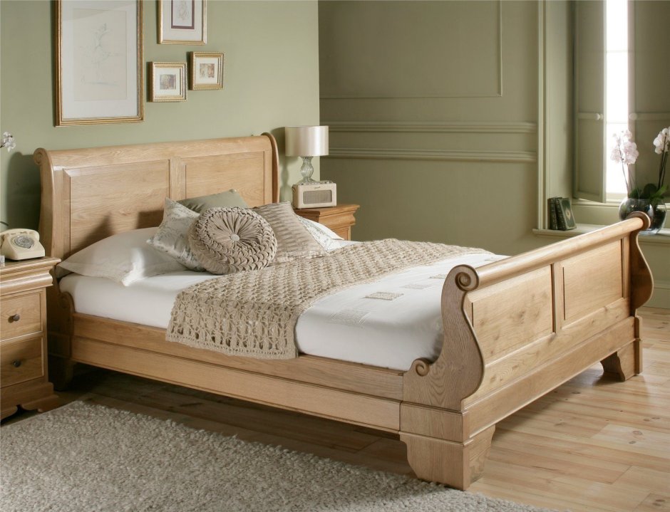 Кровать Кэри массив дерева
