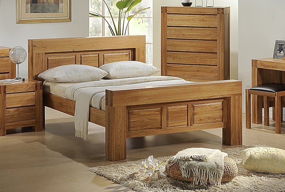 Дизайнерские кровати из дерева