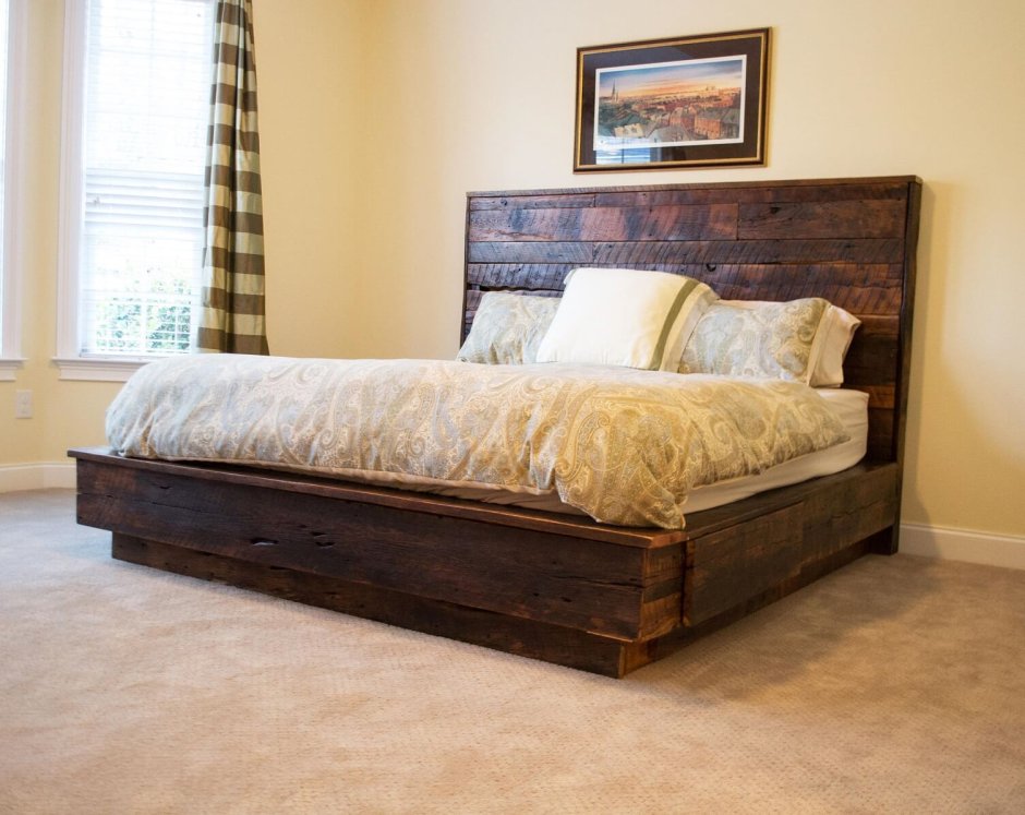 Кровать массив дерева