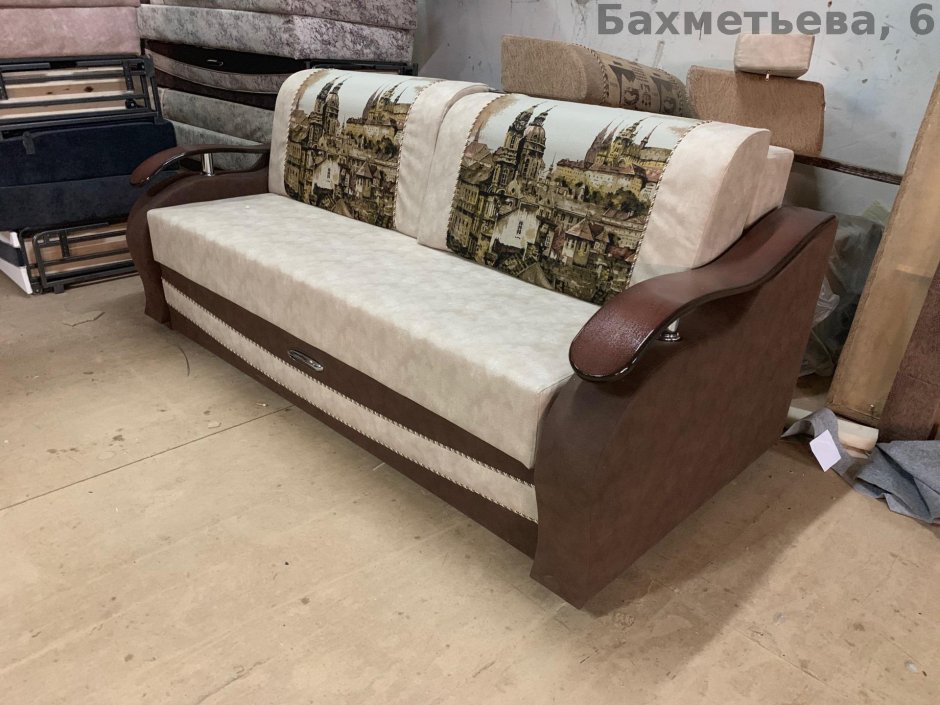 Диван Мадрид еврокнижка металлокаркас