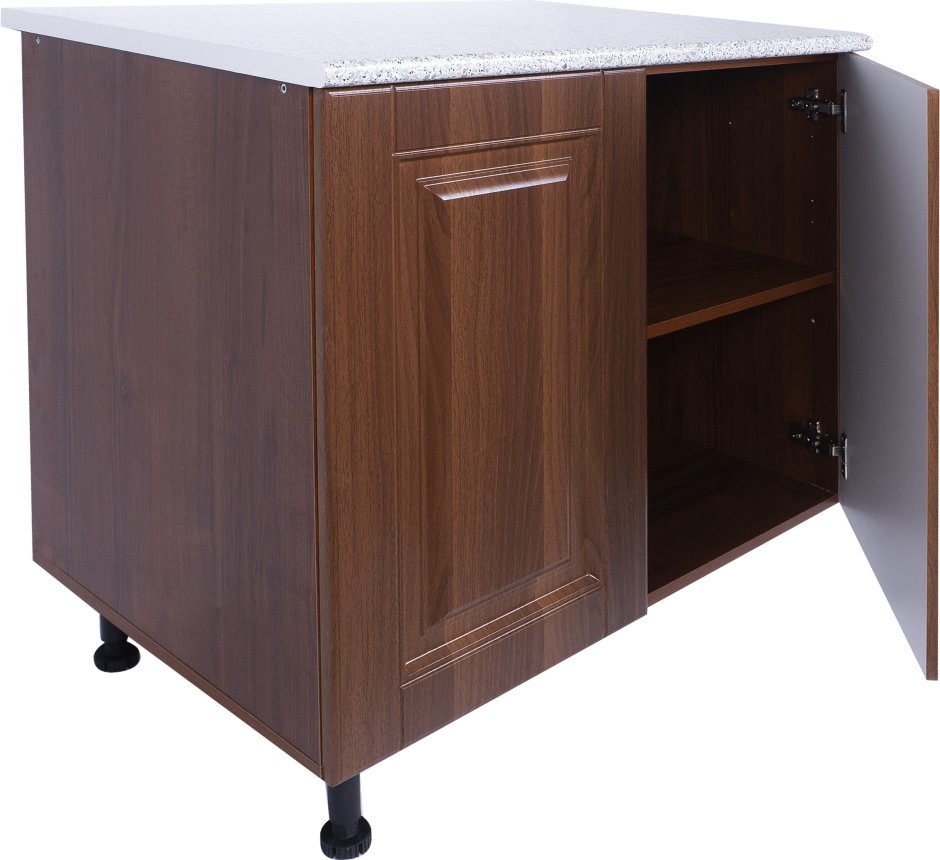 Шкаф напольный орех р 85х80 см МДФ цвет орех