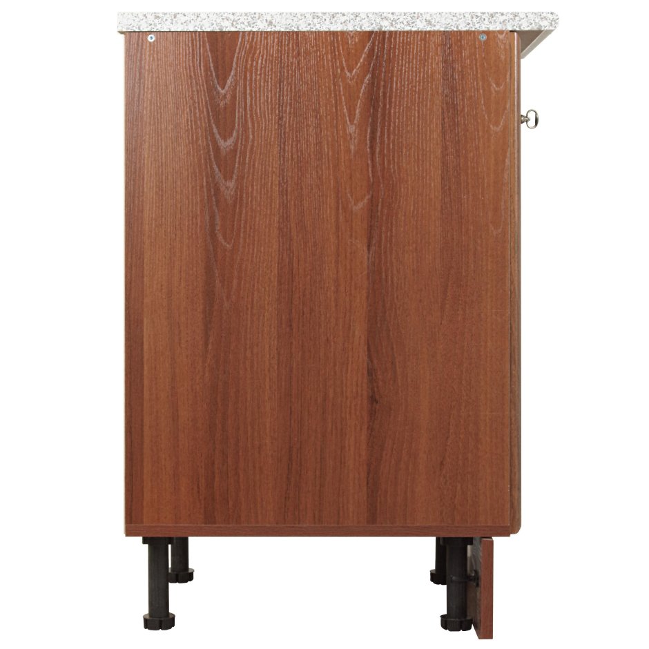 Шкаф напольный «орех» 83.7x50 см, ЛДСП, цвет коричневый