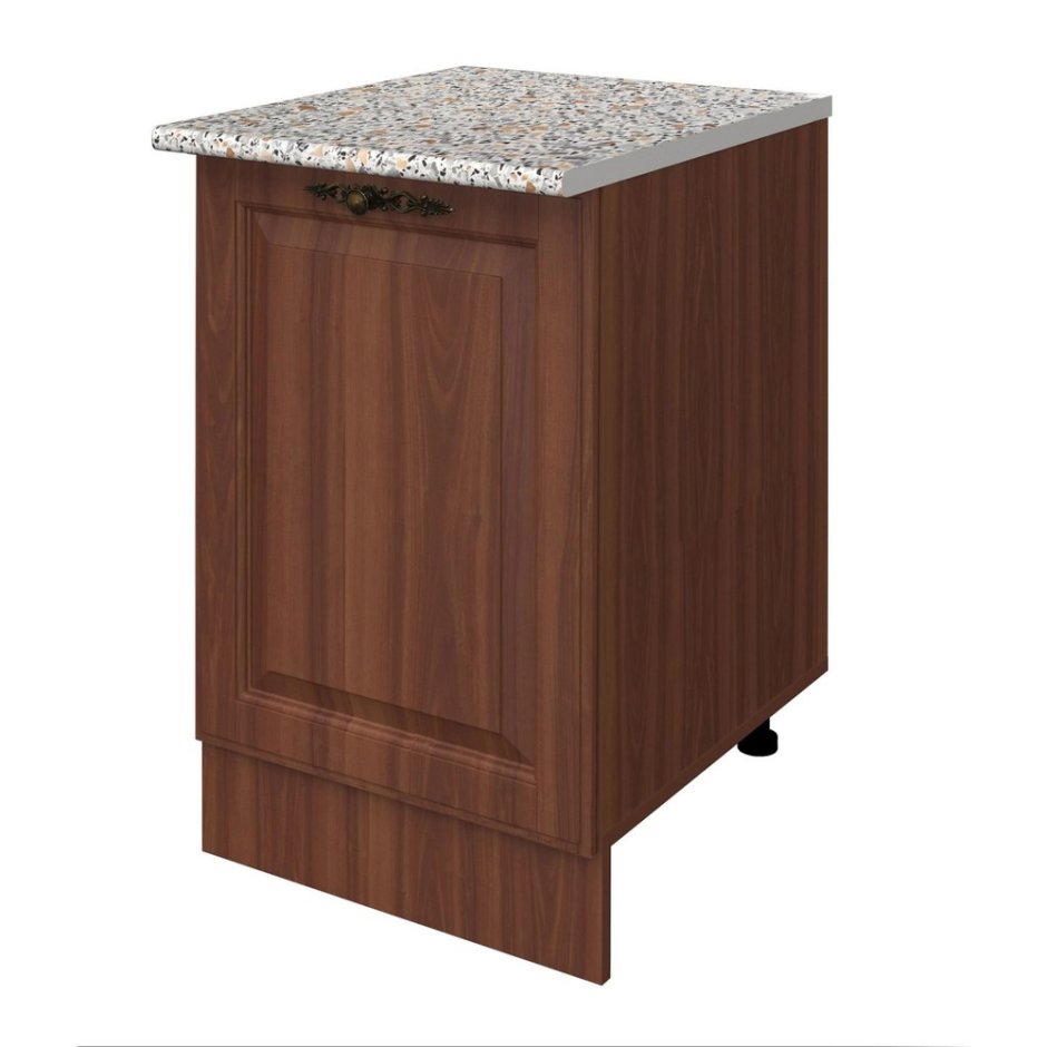 Шкаф напольный "орех" с 1 ящиком 40x86x60 см, ЛДСП, цвет орех