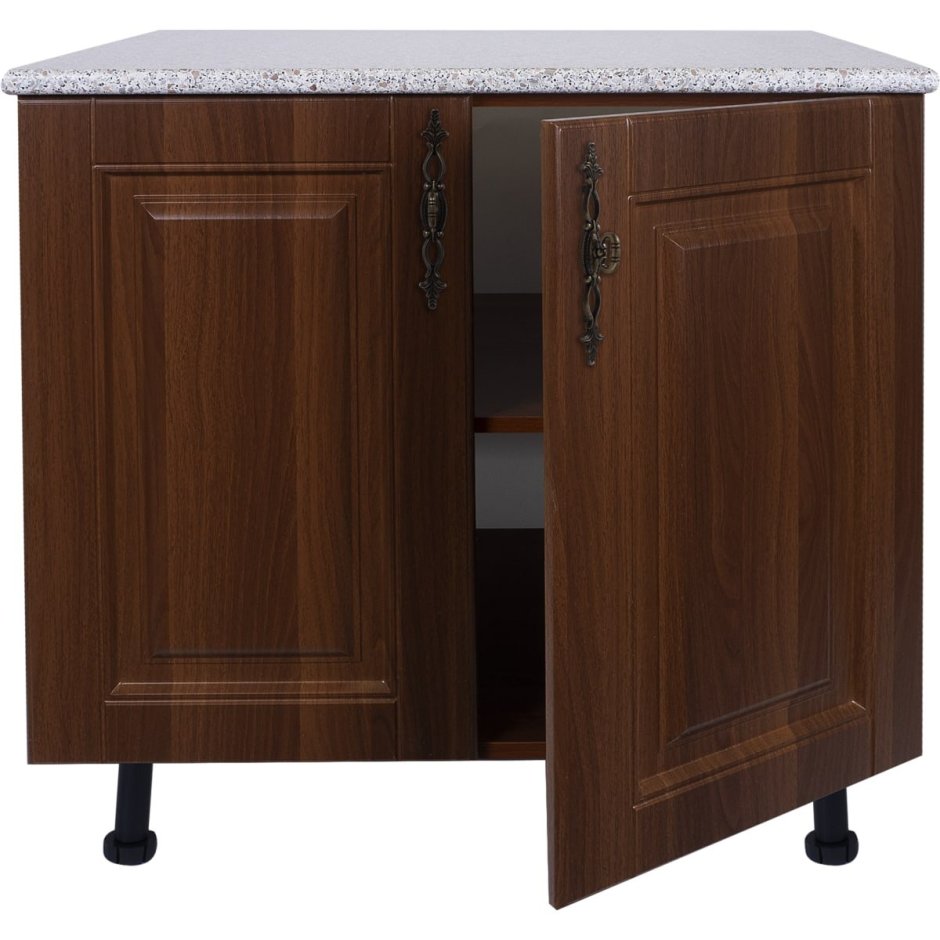 Шкаф напольный орех р 85х80 см МДФ цвет орех