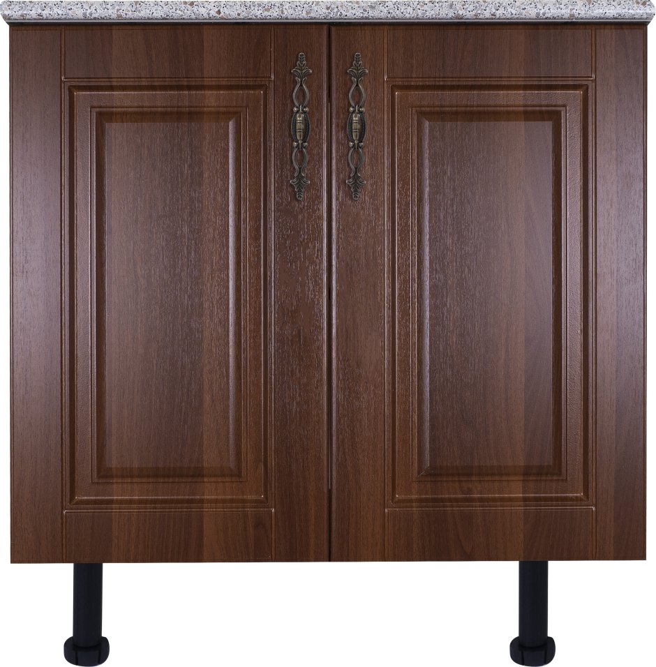 Шкаф напольный орех р 85х80 см МДФ цвет орех 80 на 60