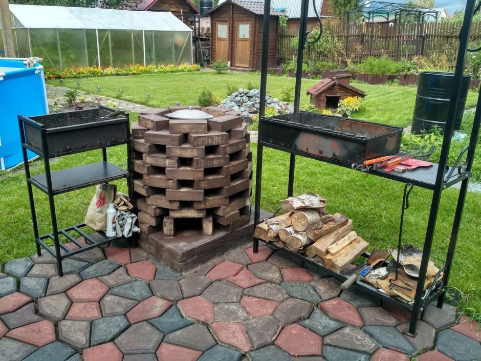 Кострище для дачи