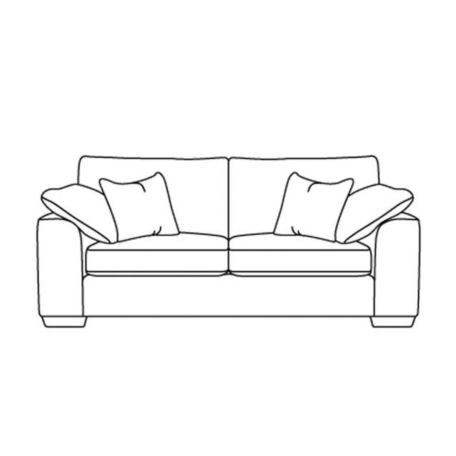 Диван вектор вид сбоку