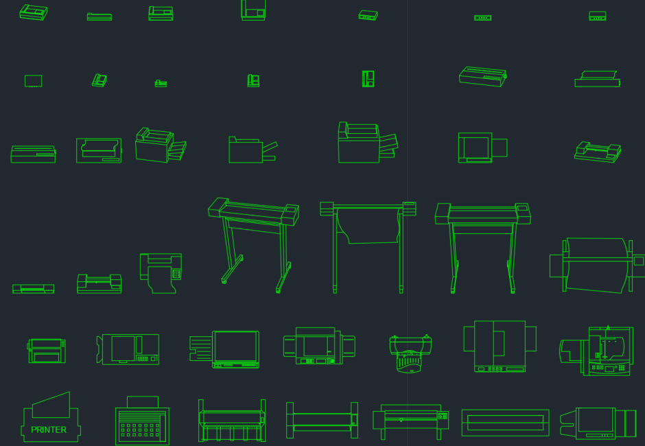 Офисная мебель ДВГ Автокад