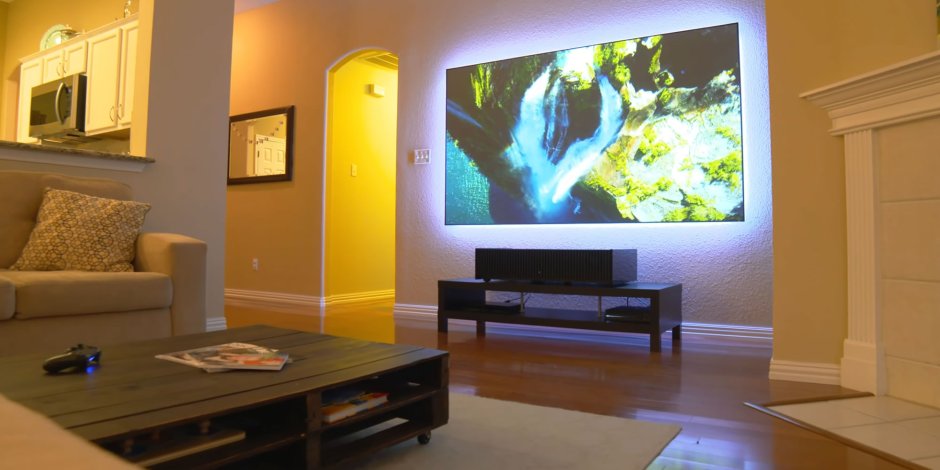 Лазерный проектор 4к для домашнего кинотеатра