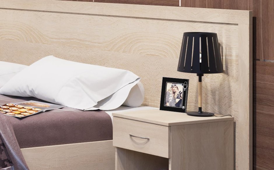 Мебель для гостиниц kann тумба прикроватная кр 445 дуб