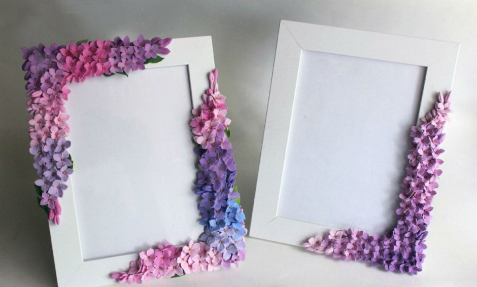 Рамки с декором из ткани