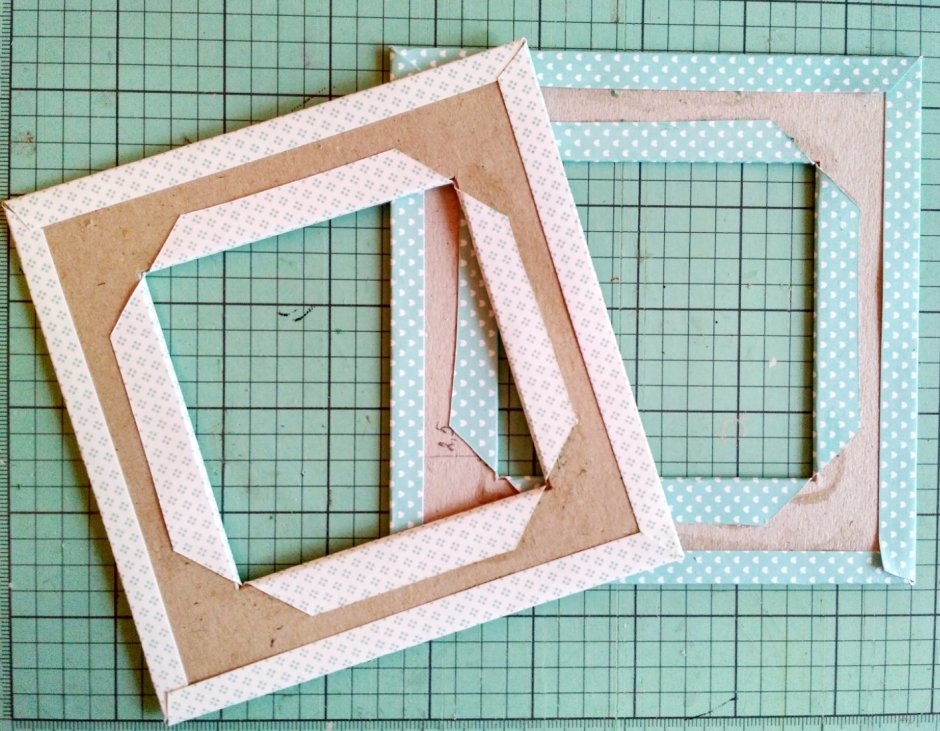 Фоторамка из гофрокартона