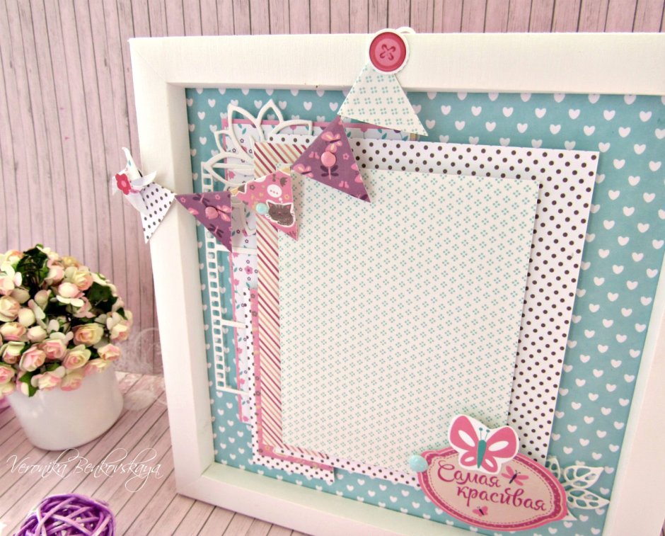 Глубокая рама со стеклом