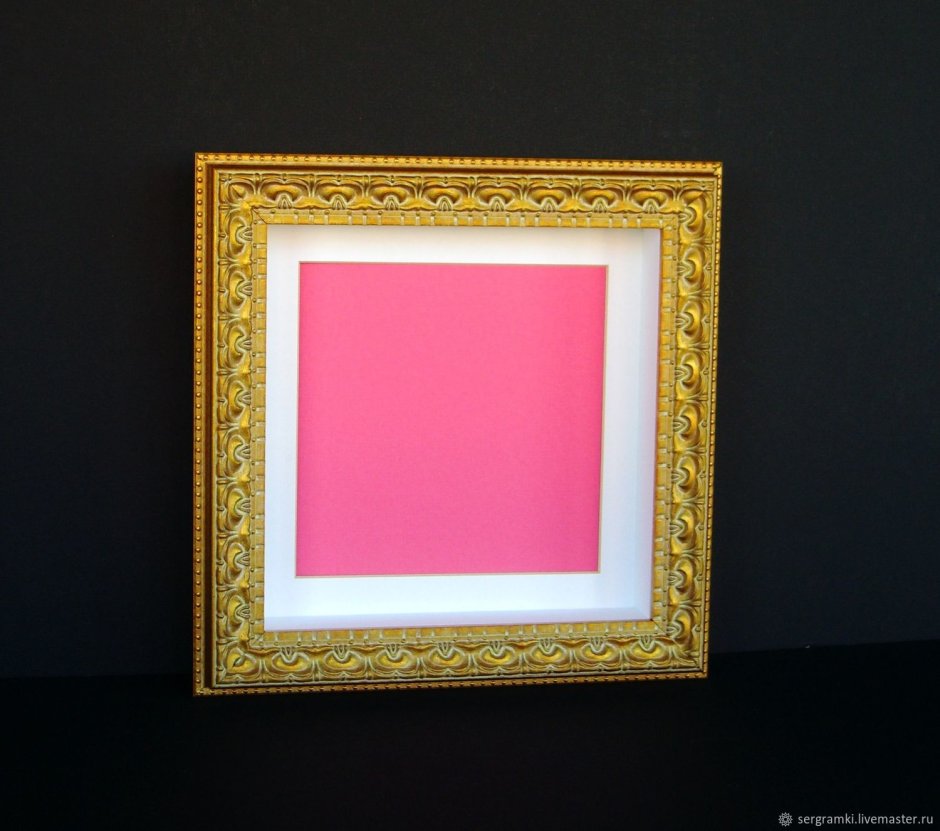 Объемная рамка со стеклом