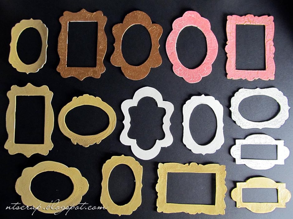 Фоторамка из гофрокартона