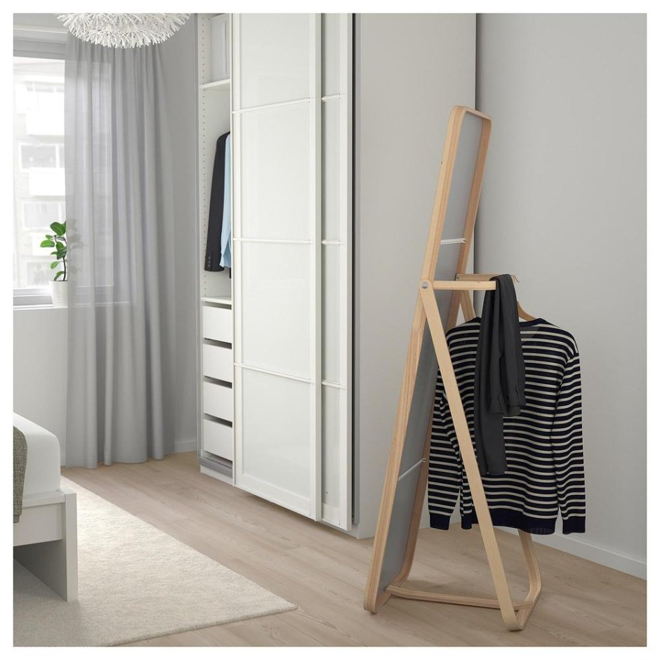 Зеркало напольное ikea - ИКОРННЕС ясень.