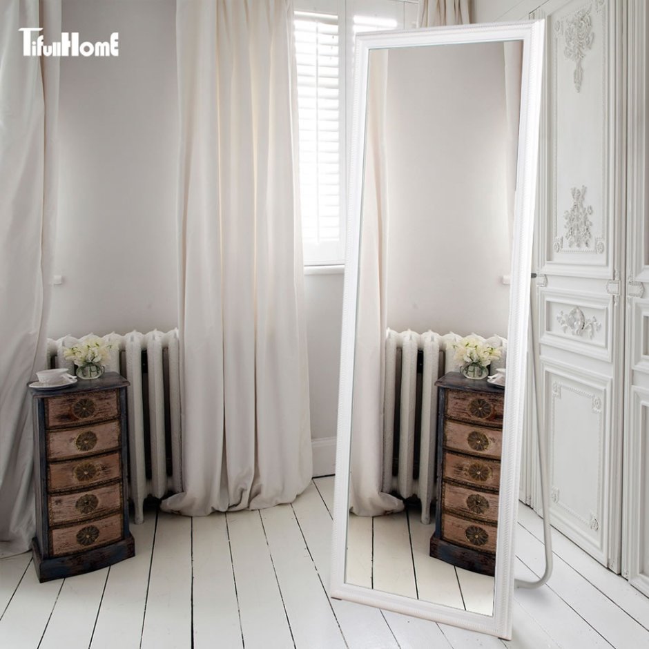 Karmsund КАРМСУНД зеркало напольное, черный40x167 см