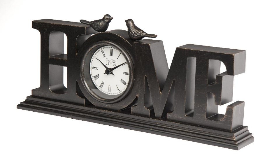 Часы механические настольные старые