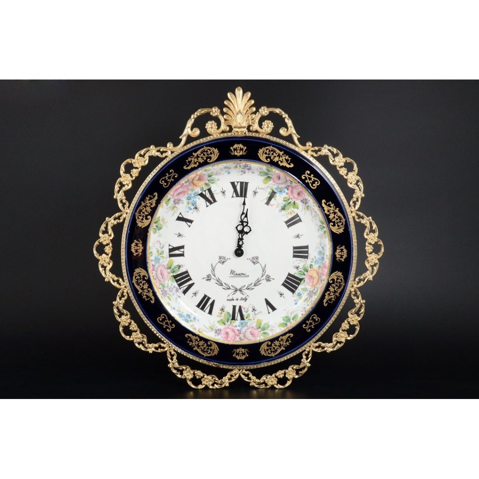 Фарфоровые часы настенные