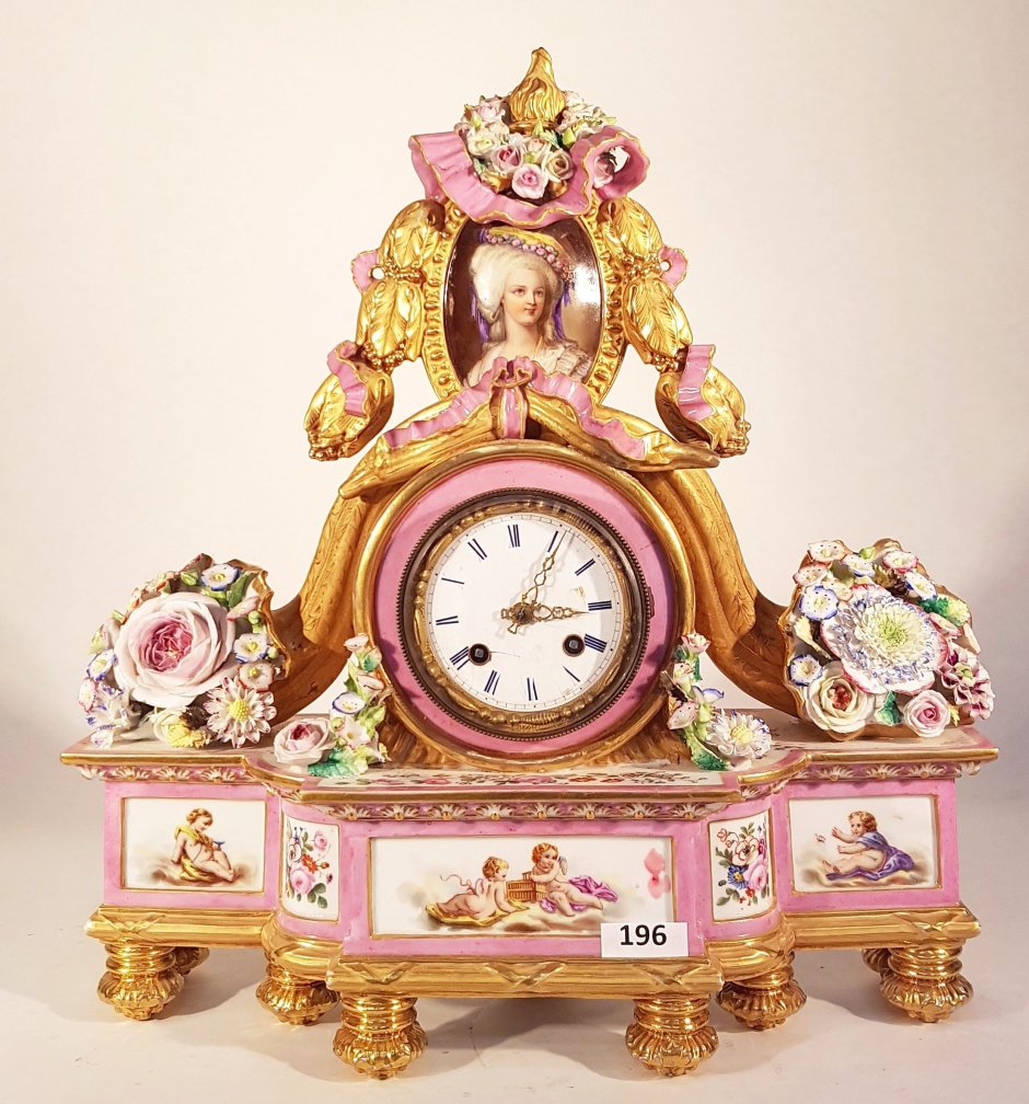 Французские каминные часы Paris 1900