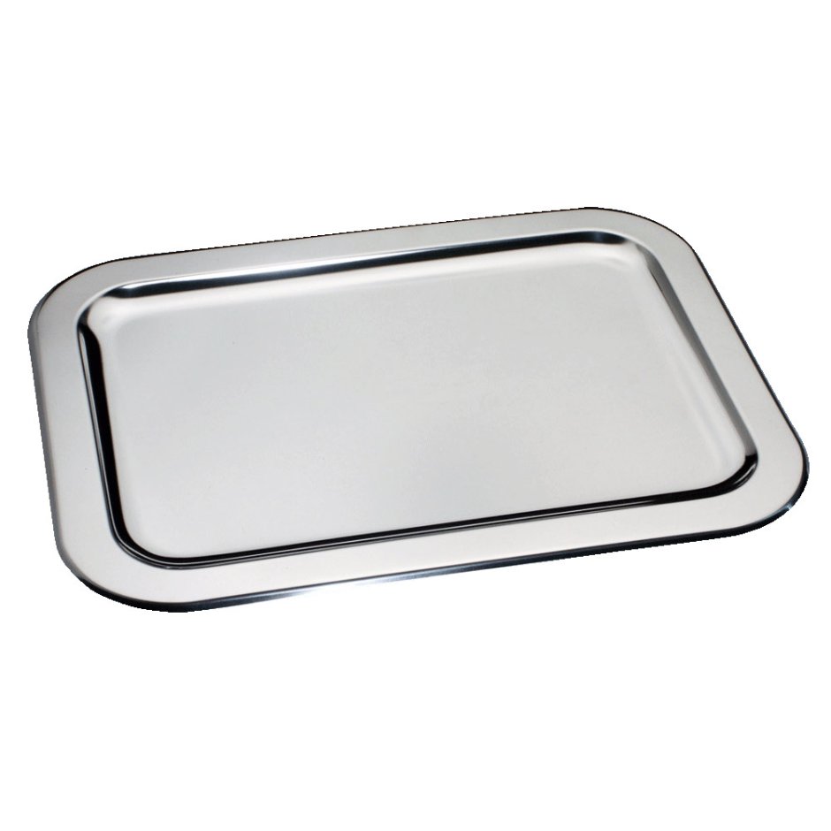 Поднос круглый Queen Anne 22см сталь посеребрение