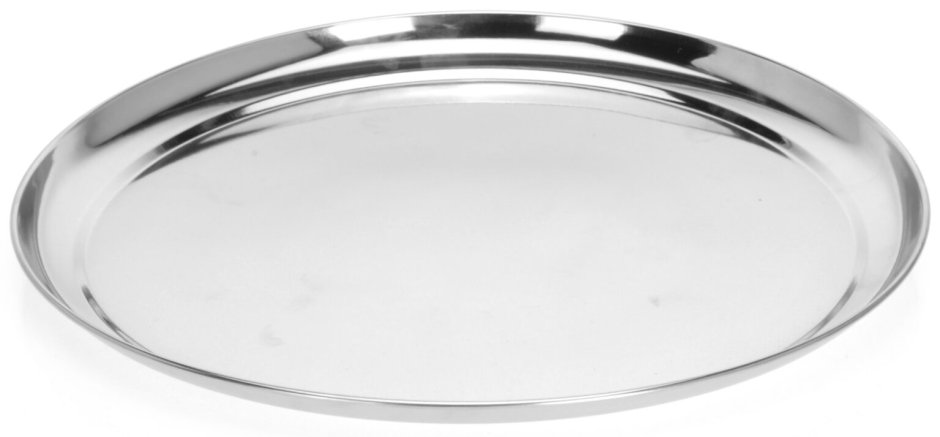 Поднос из нержавеющей стали прямоугольный 60х40х2см