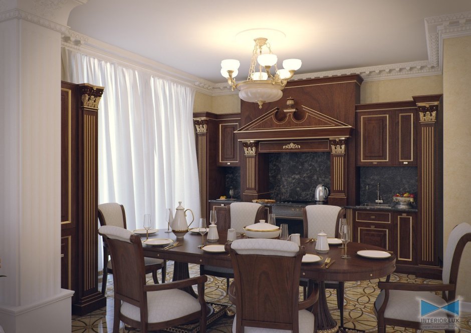 Сталинский Ампир в Советском интерьере