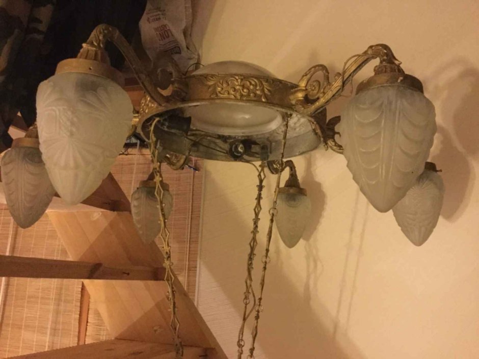 Люстра помпеянская Ампир