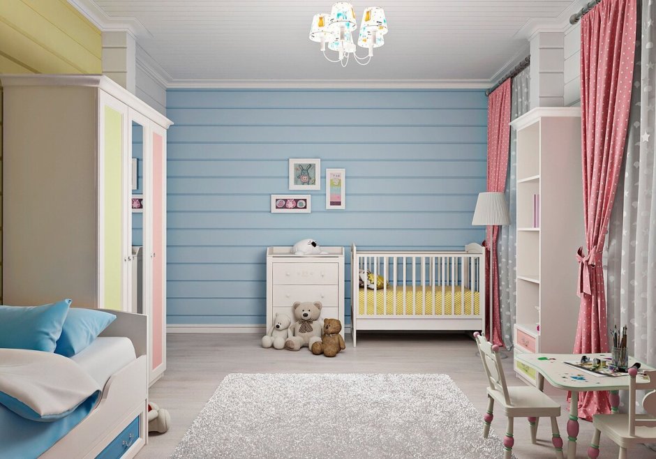 Интерьер в скандинавском стиле в деревянном доме