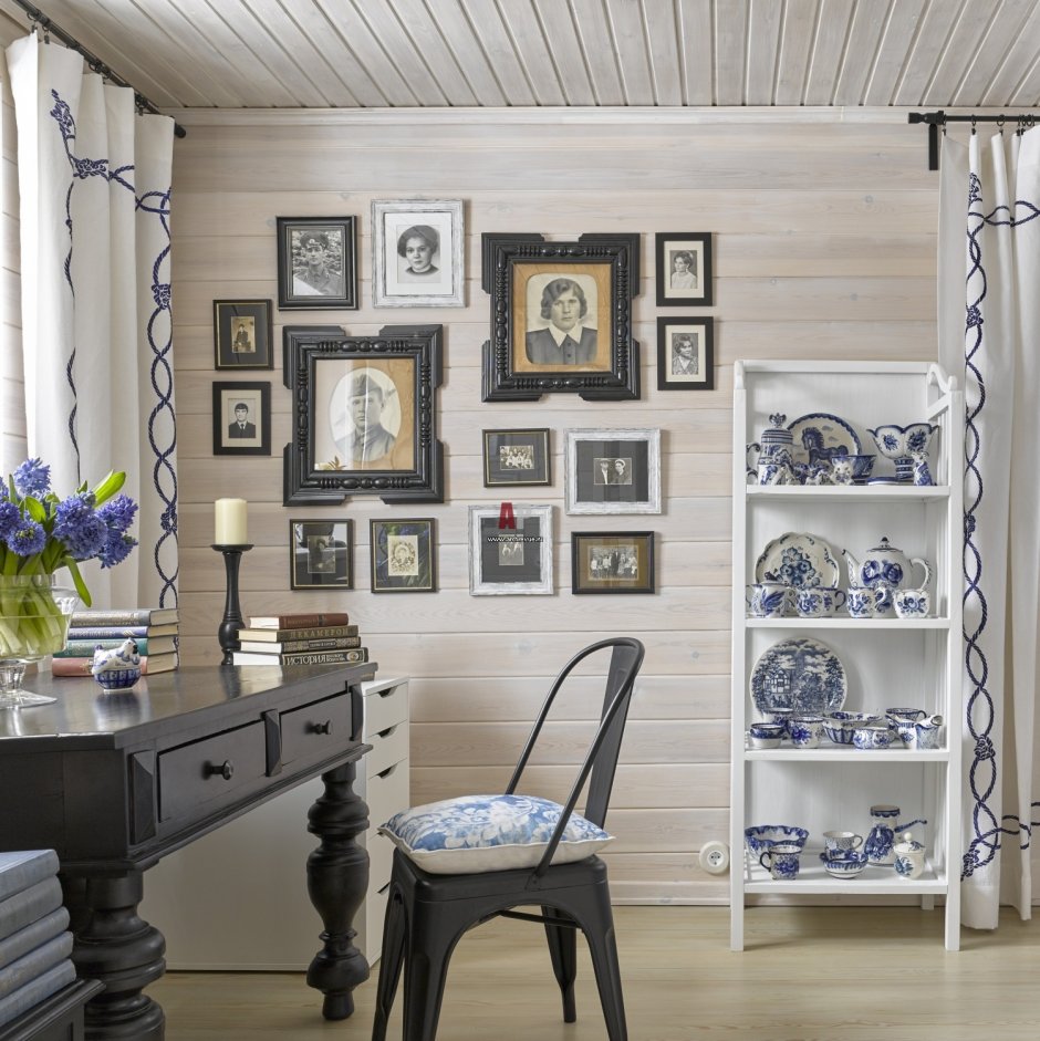 Крашенные деревянные стены