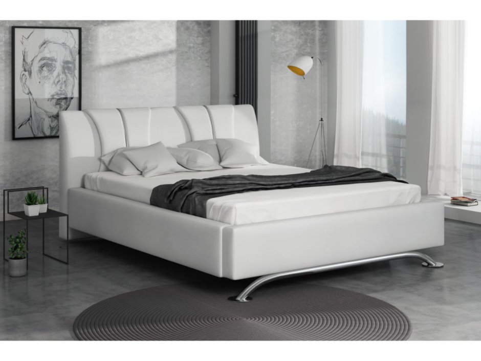 Кровать mito140bch белый