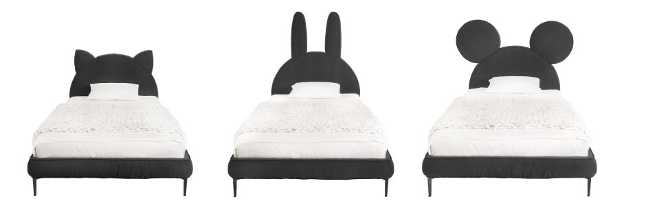 Кровать детская с ушками Микки Мауса