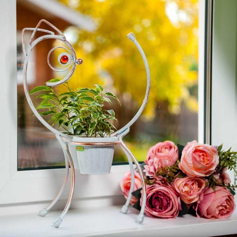 Оконная подставка для цветов