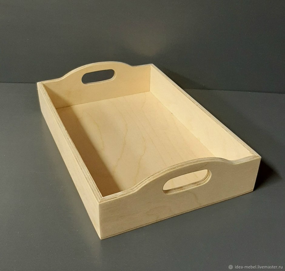 Поднос в русском стиле дерево