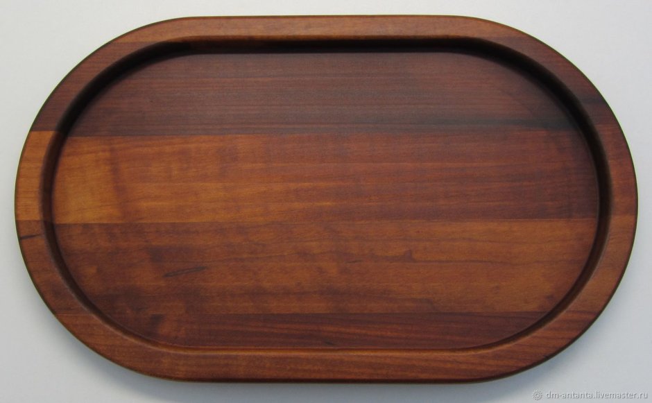 Деревянные подносы с бортиками