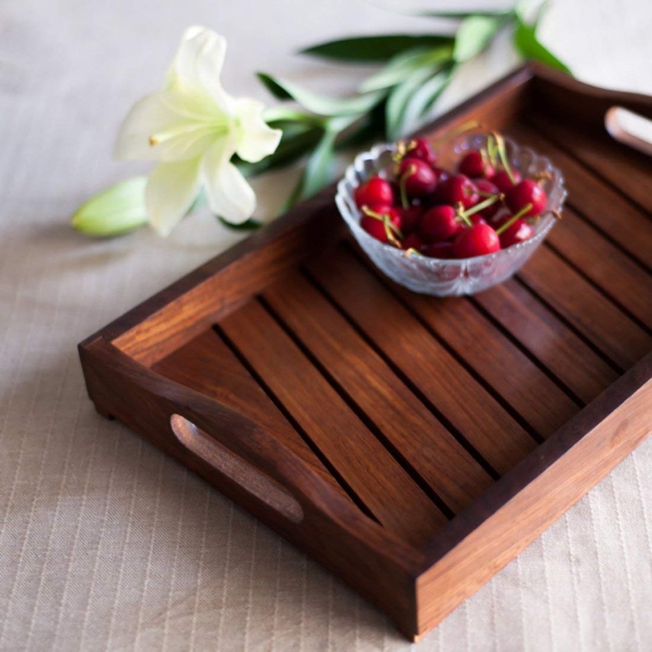 Foxwoodrus / поднос для завтраков из ясеня