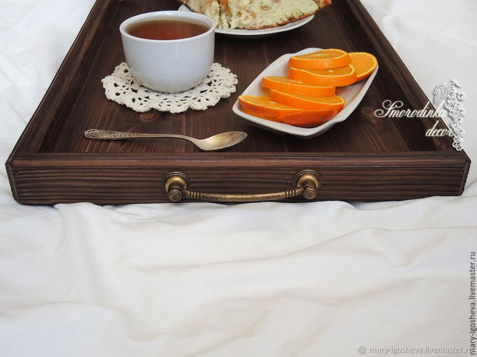 Поднос d350 (лиственница)