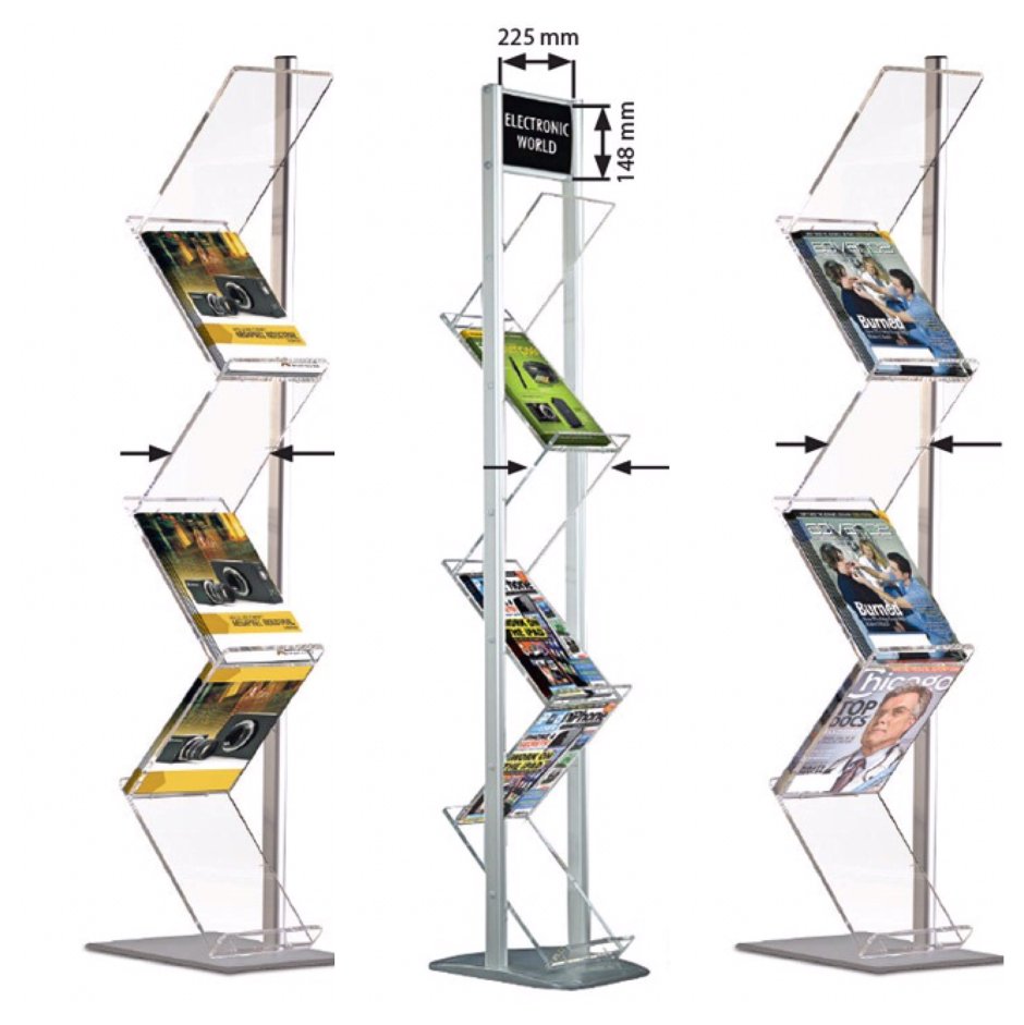 Рекламный стенд напольный