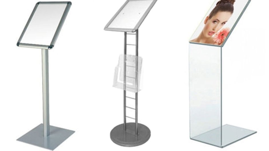 Рекламные стойки напольные