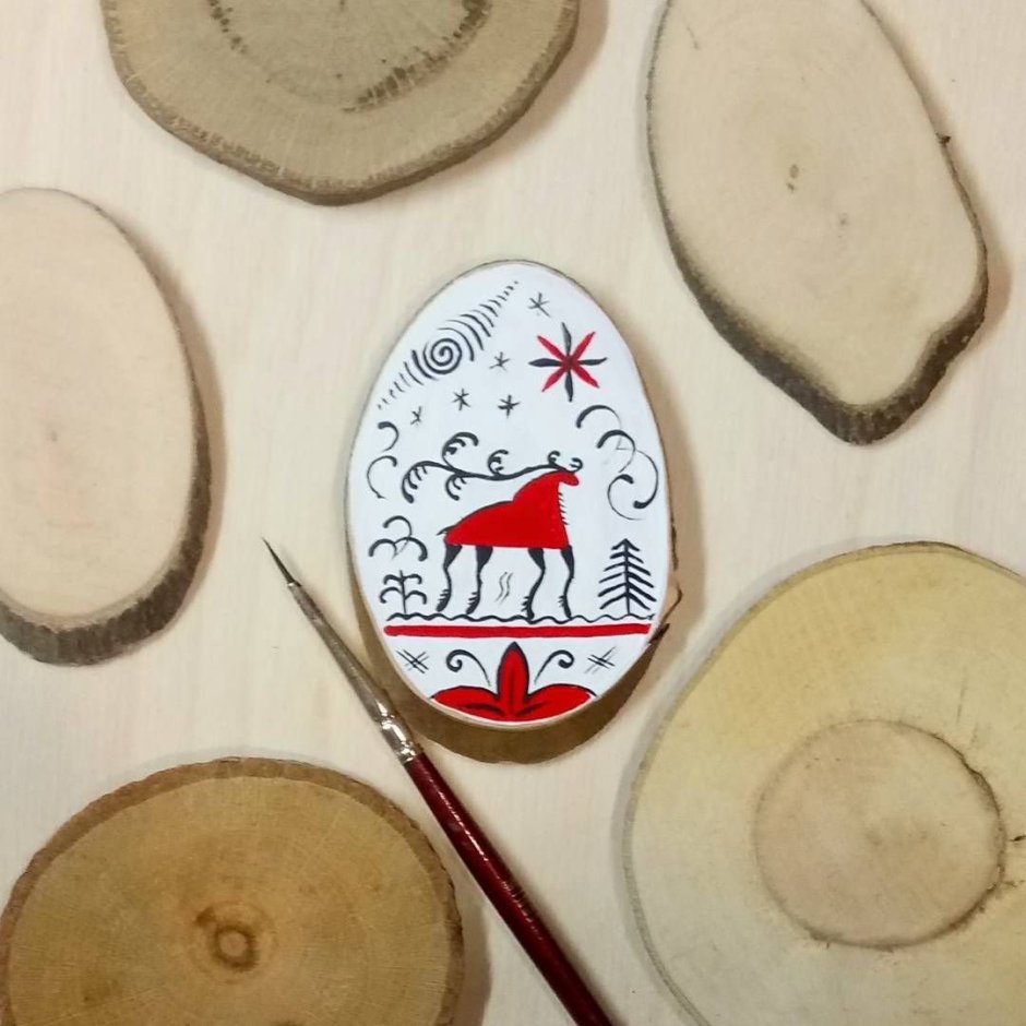 Панно на спиле дерева