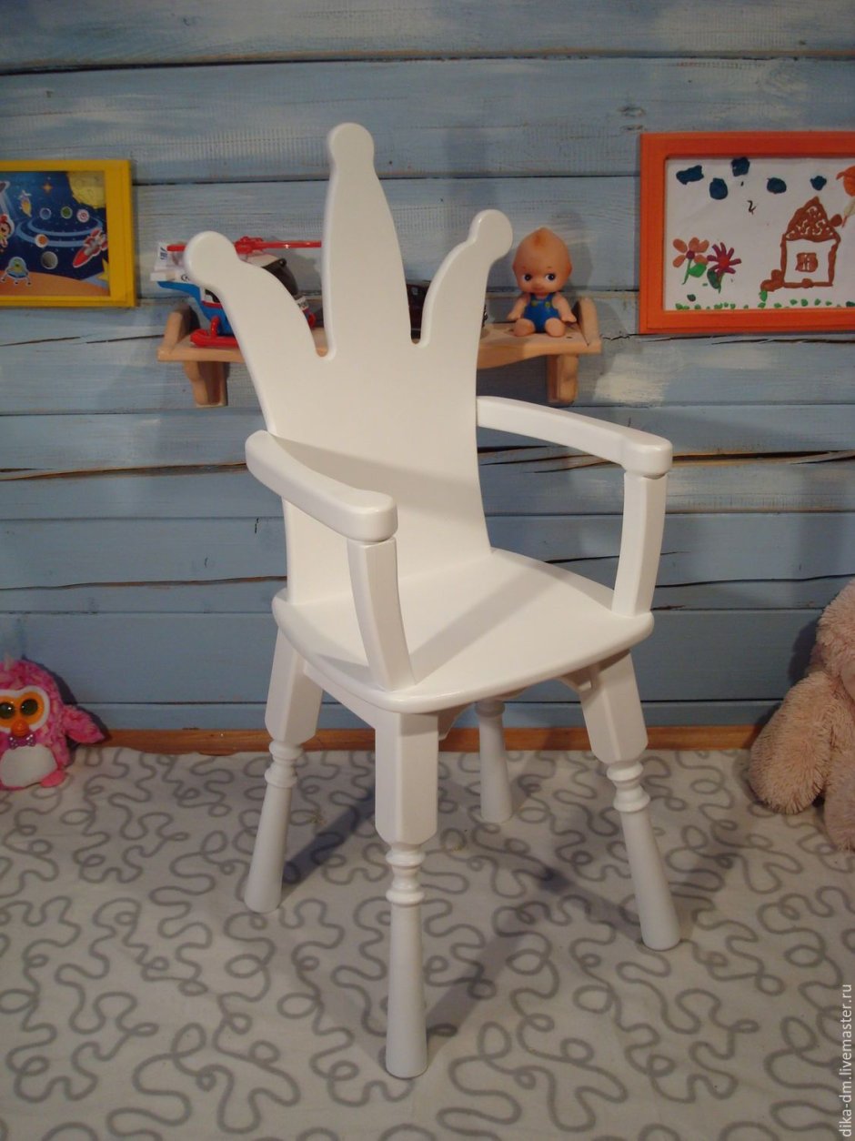 Детский трон из фанеры