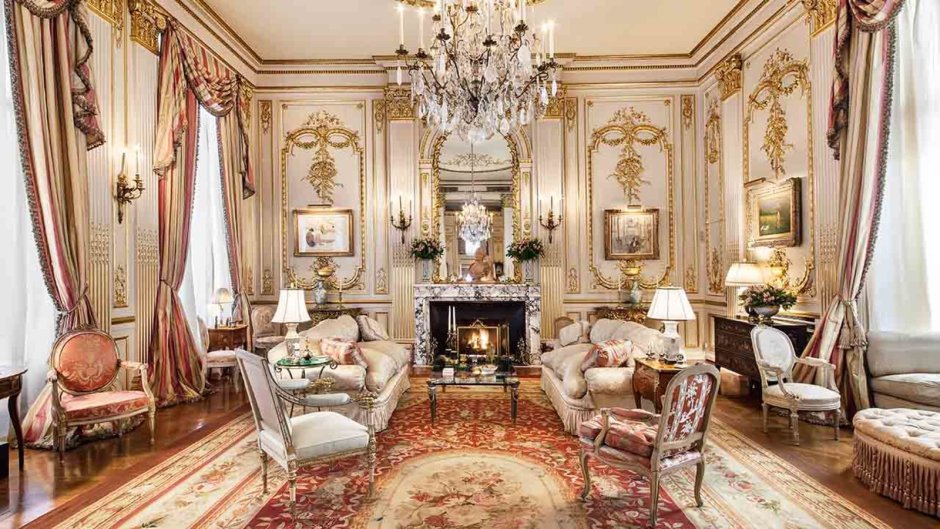 Гостиная в дворцовом стиле